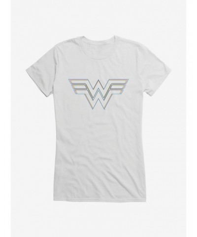 DC Comics Wonder Woman 1984 Linear Logo Girls T-Shirt $9.56 T-Shirts