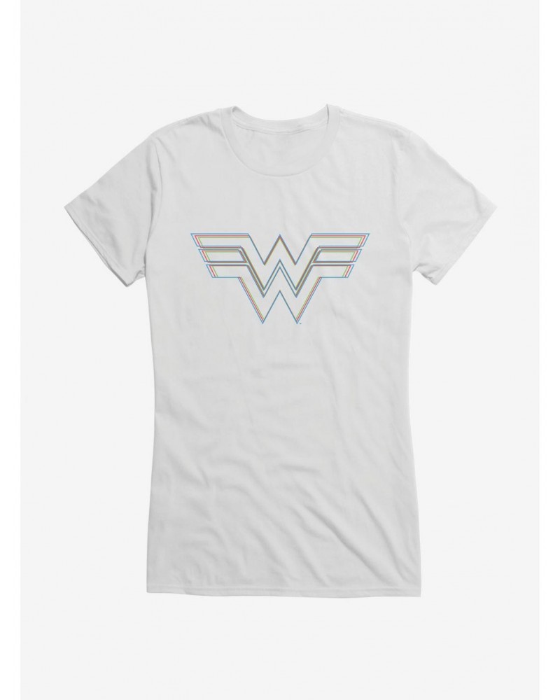 DC Comics Wonder Woman 1984 Linear Logo Girls T-Shirt $9.56 T-Shirts