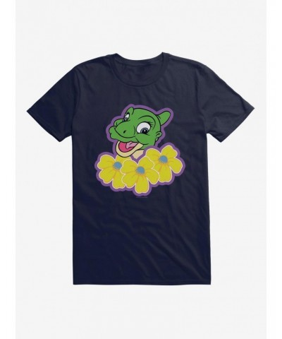 The Land Before Time Ducky Flowers T-Shirt $6.88 T-Shirts