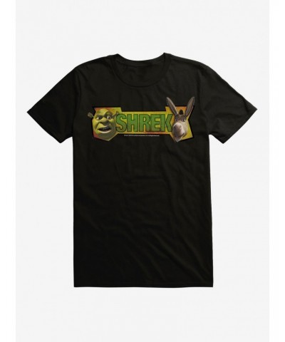 Shrek Shrek And Donkey Faces T-Shirt $7.65 T-Shirts
