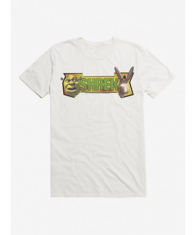 Shrek Shrek And Donkey Faces T-Shirt $7.65 T-Shirts