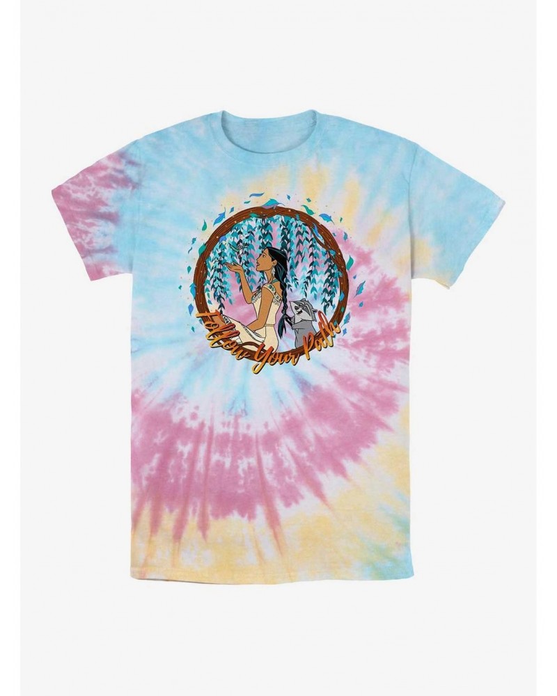 Disney Pocahontas Follow Your Path Tie Dye T-Shirt $7.67 T-Shirts