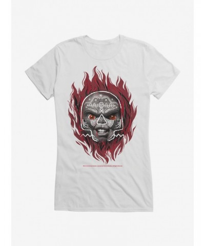 Chucky Face Flame Girls T-Shirt $12.20 T-Shirts