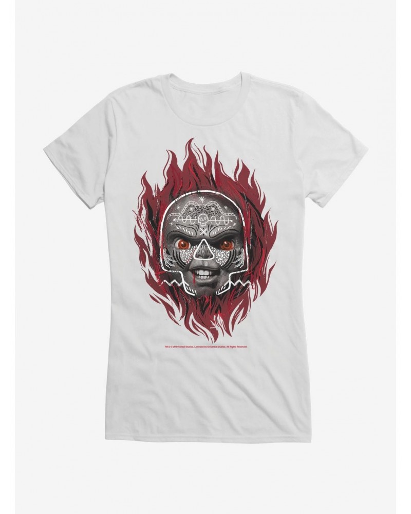 Chucky Face Flame Girls T-Shirt $12.20 T-Shirts