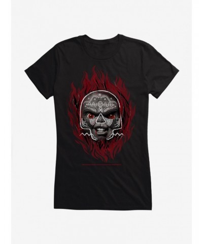 Chucky Face Flame Girls T-Shirt $12.20 T-Shirts