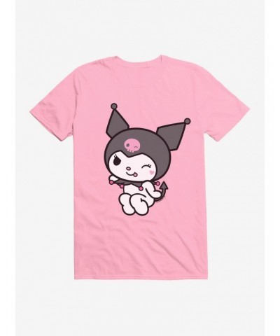 Kuromi Flirty Wink T-Shirt $5.93 T-Shirts