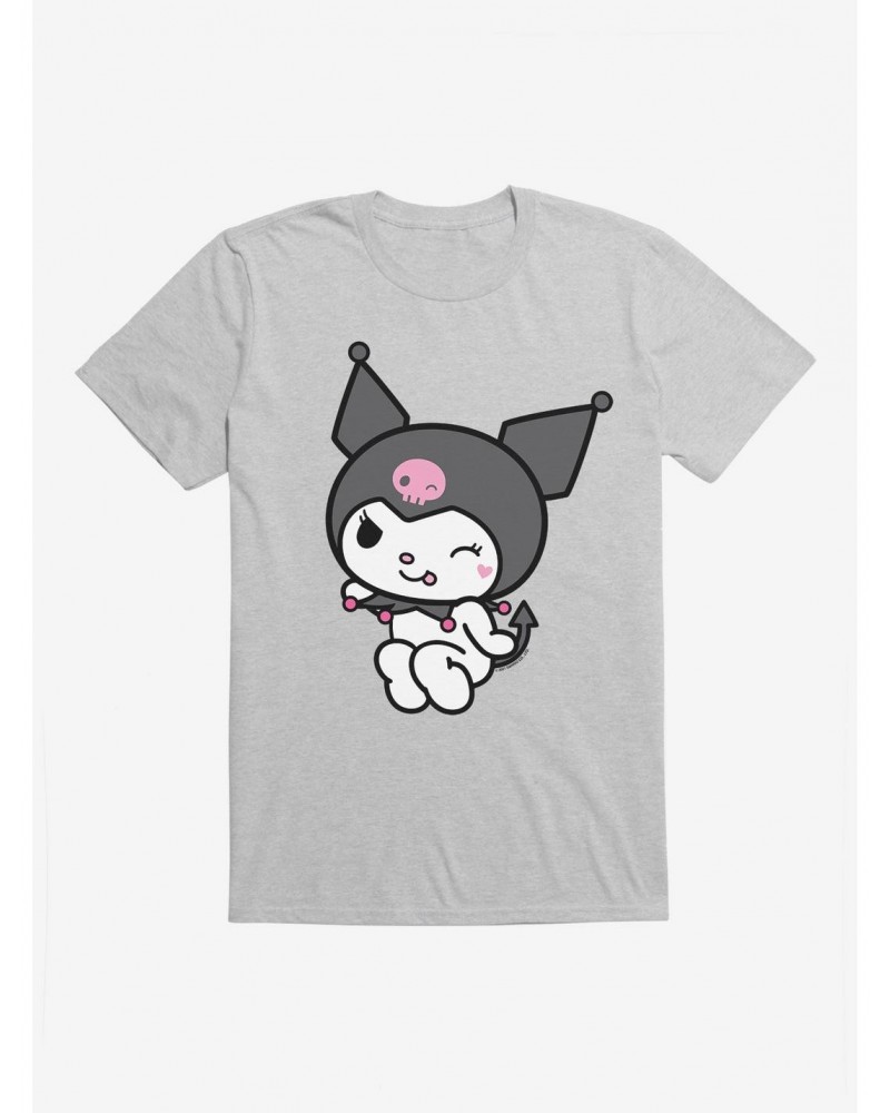 Kuromi Flirty Wink T-Shirt $5.93 T-Shirts