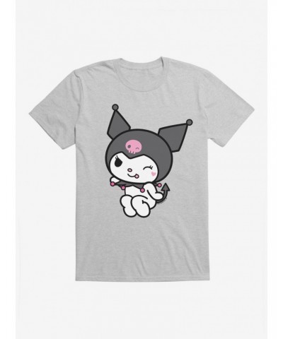 Kuromi Flirty Wink T-Shirt $5.93 T-Shirts