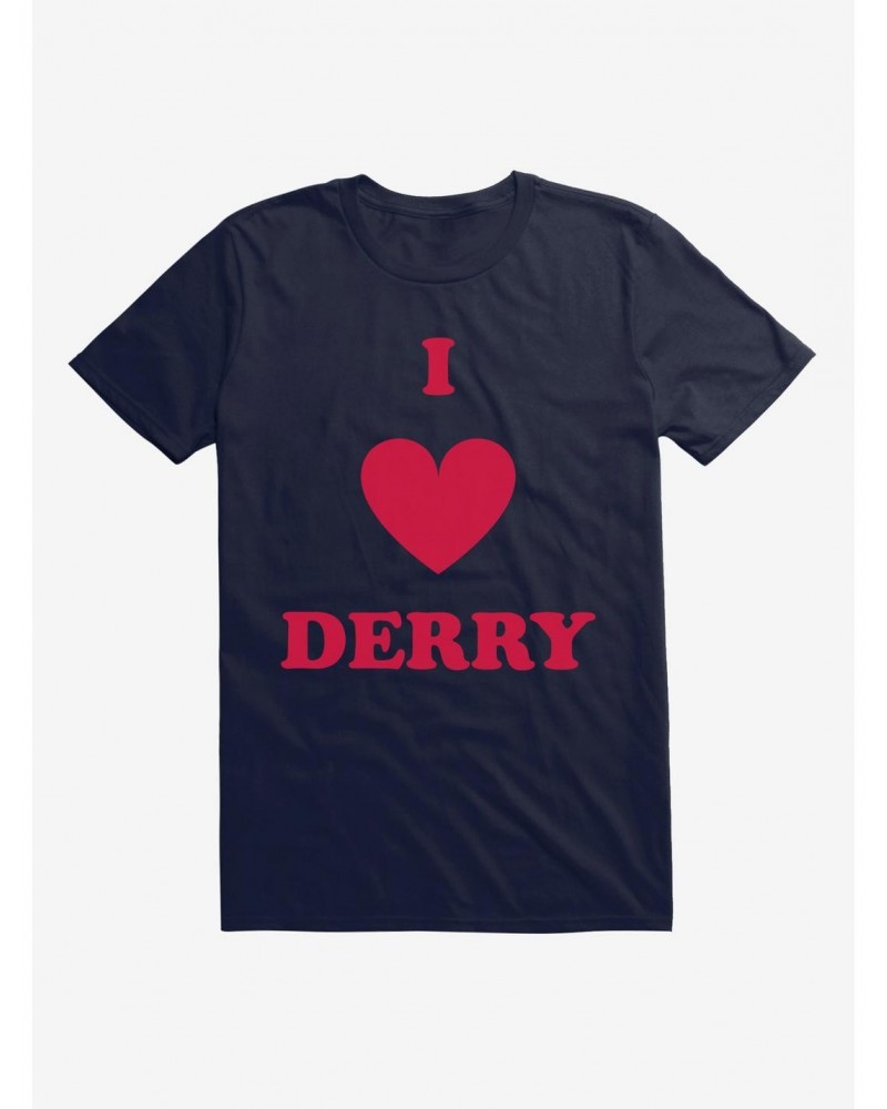 IT Chapter Two I Heart Derry Script Stack T-Shirt $6.12 T-Shirts