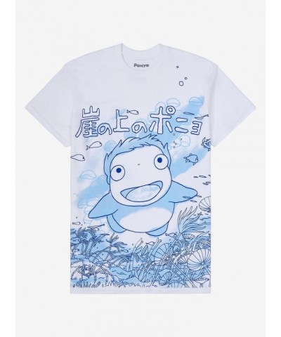 Studio Ghibli Ponyo Jumbo Graphic T-Shirt $11.10 T-Shirts