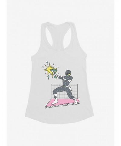 Mighty Morohin Power Rangers Black Ranger Blast Girls Tank $6.57 Tanks