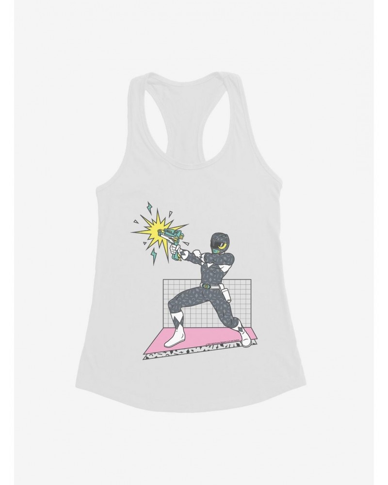 Mighty Morohin Power Rangers Black Ranger Blast Girls Tank $6.57 Tanks