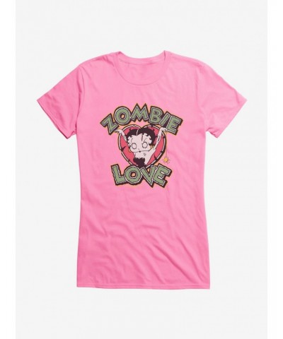 Betty Boop Love Logo Girls T-Shirt $7.57 T-Shirts