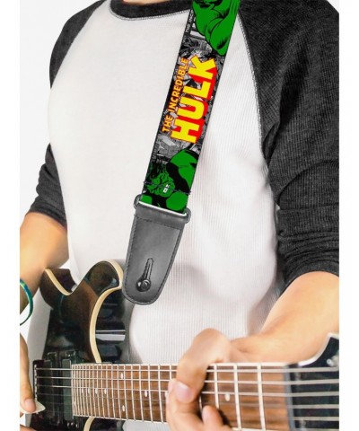 Marvel The Incredible Hulk Action Poses Guitar Strap $10.96 Guitar Straps