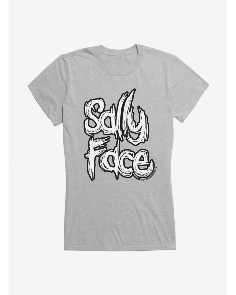 Sally Face Bold Title Script Girls T-Shirt $6.18 T-Shirts