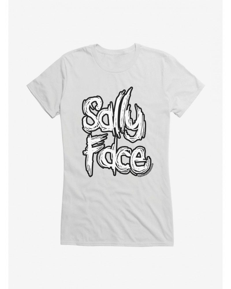 Sally Face Bold Title Script Girls T-Shirt $6.18 T-Shirts