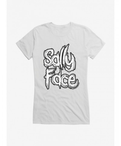 Sally Face Bold Title Script Girls T-Shirt $6.18 T-Shirts