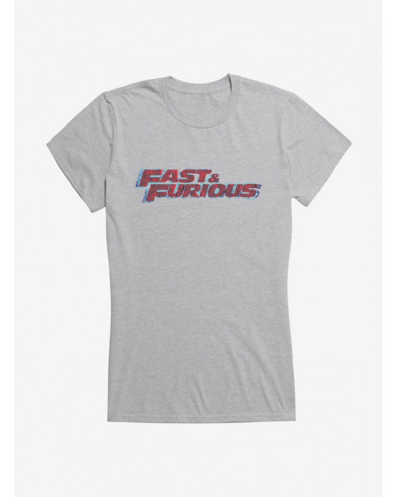 Fast & Furious Layered Logo Girls T-Shirt $9.76 T-Shirts