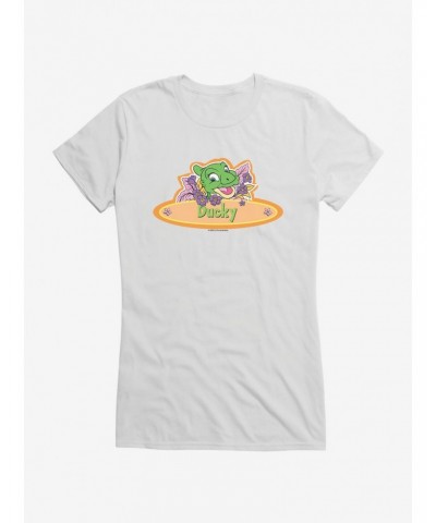 The Land Before Time Ducky Name Sign Girls T-Shirt $9.56 T-Shirts