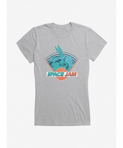 Space Jam: A New Legacy Bugs, Sylvester, Porky Basketball Crew Girls T-Shirt $7.37 T-Shirts