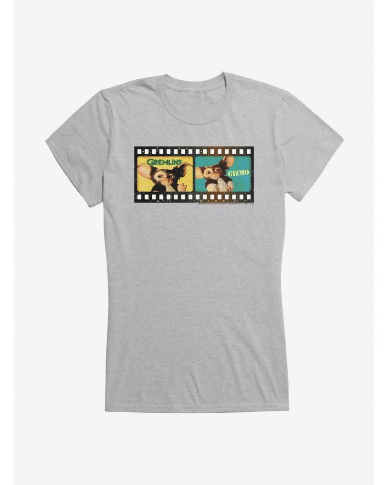 Gremlins Gizmo Colorful Film Strip Girls T-Shirt $9.76 T-Shirts