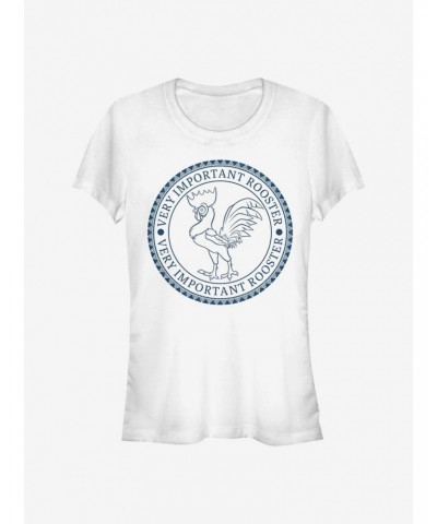 Disney Moana Hei Hei Badge Girls T-Shirt $8.37 T-Shirts