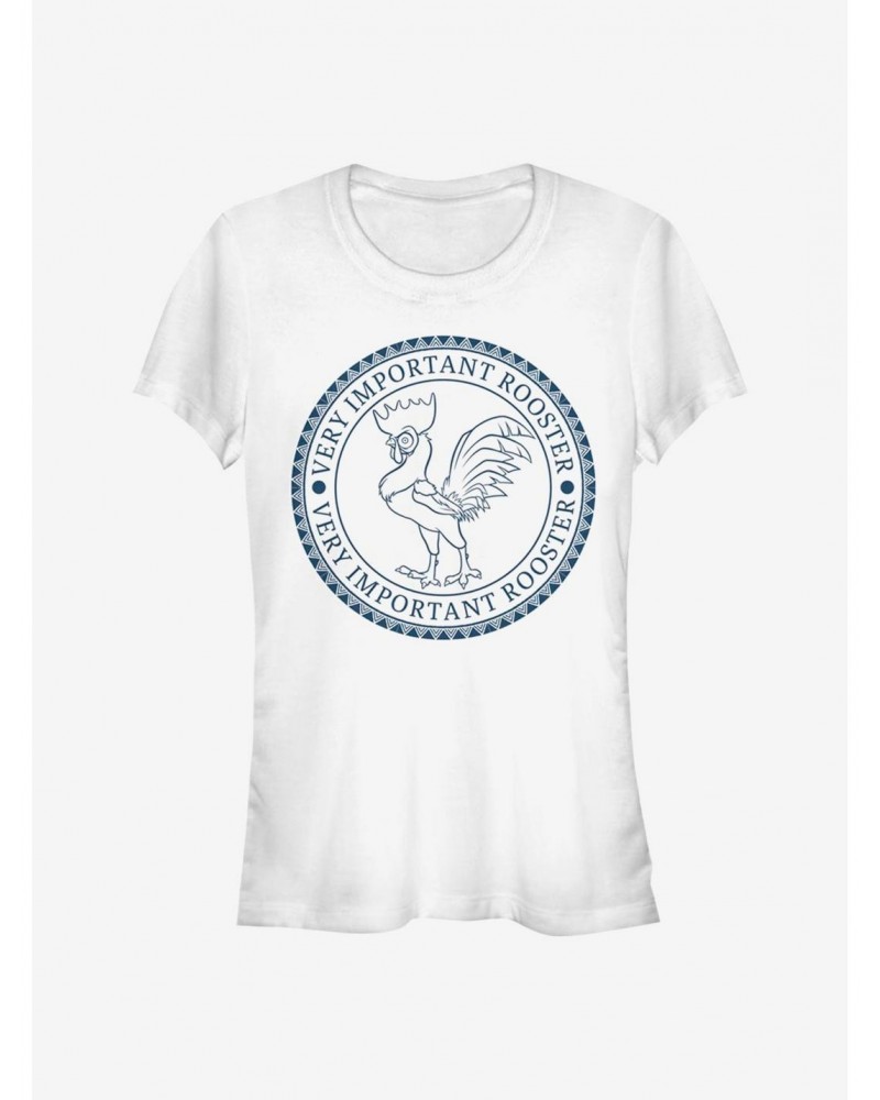 Disney Moana Hei Hei Badge Girls T-Shirt $8.37 T-Shirts