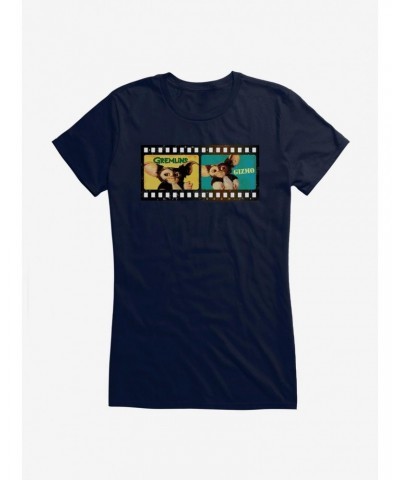 Gremlins Gizmo Colorful Film Strip Girls T-Shirt $9.76 T-Shirts