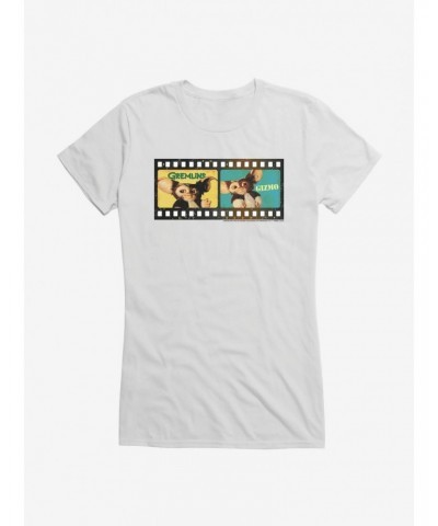 Gremlins Gizmo Colorful Film Strip Girls T-Shirt $9.76 T-Shirts