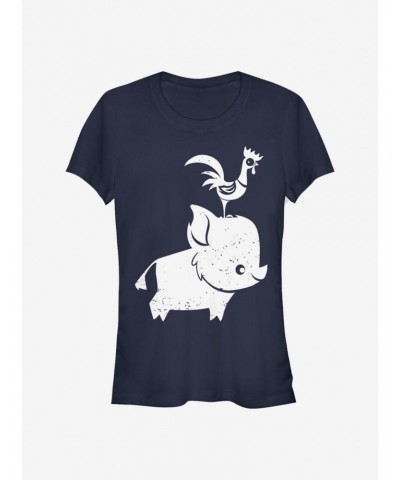 Disney Moana Pua And Hei Hei Girls T-Shirt $7.77 T-Shirts