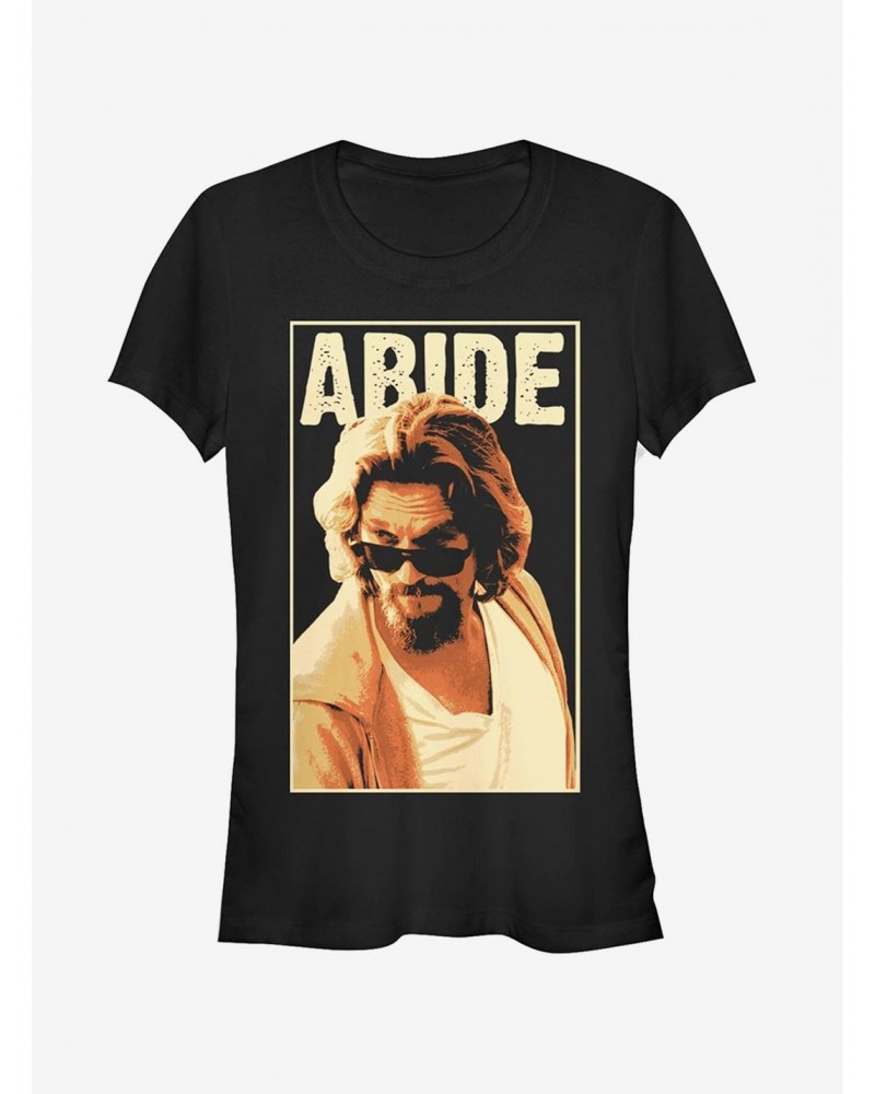 The Dude Abides Sunglasses Pose Girls T-Shirt $7.47 T-Shirts