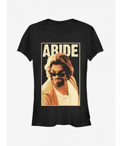 The Dude Abides Sunglasses Pose Girls T-Shirt $7.47 T-Shirts