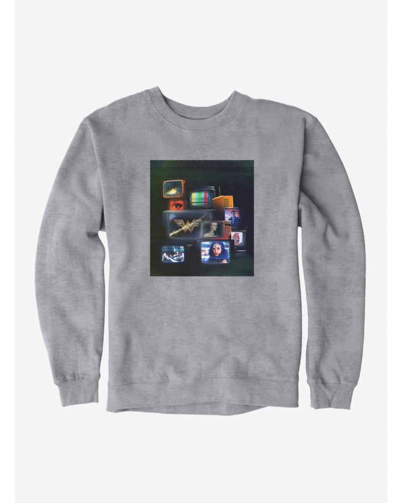 DC Comics Wonder Woman 1984 TV Images Sweatshirt $9.15 Sweatshirts