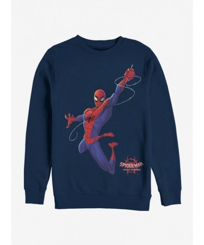 Marvel Spider-Man: Into The Spider-Verse Real Spider-Man Sweatshirt $10.04 Sweatshirts