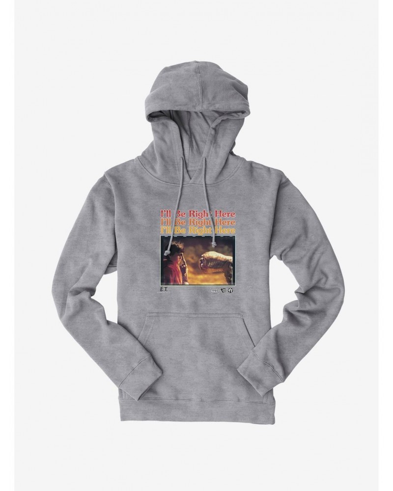 E.T. 40th Anniversary I'll Be Right Here Movie Still Hoodie $18.86 Hoodies