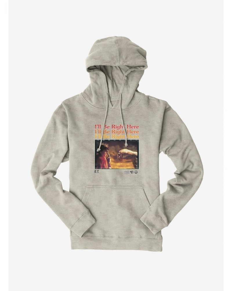 E.T. 40th Anniversary I'll Be Right Here Movie Still Hoodie $18.86 Hoodies