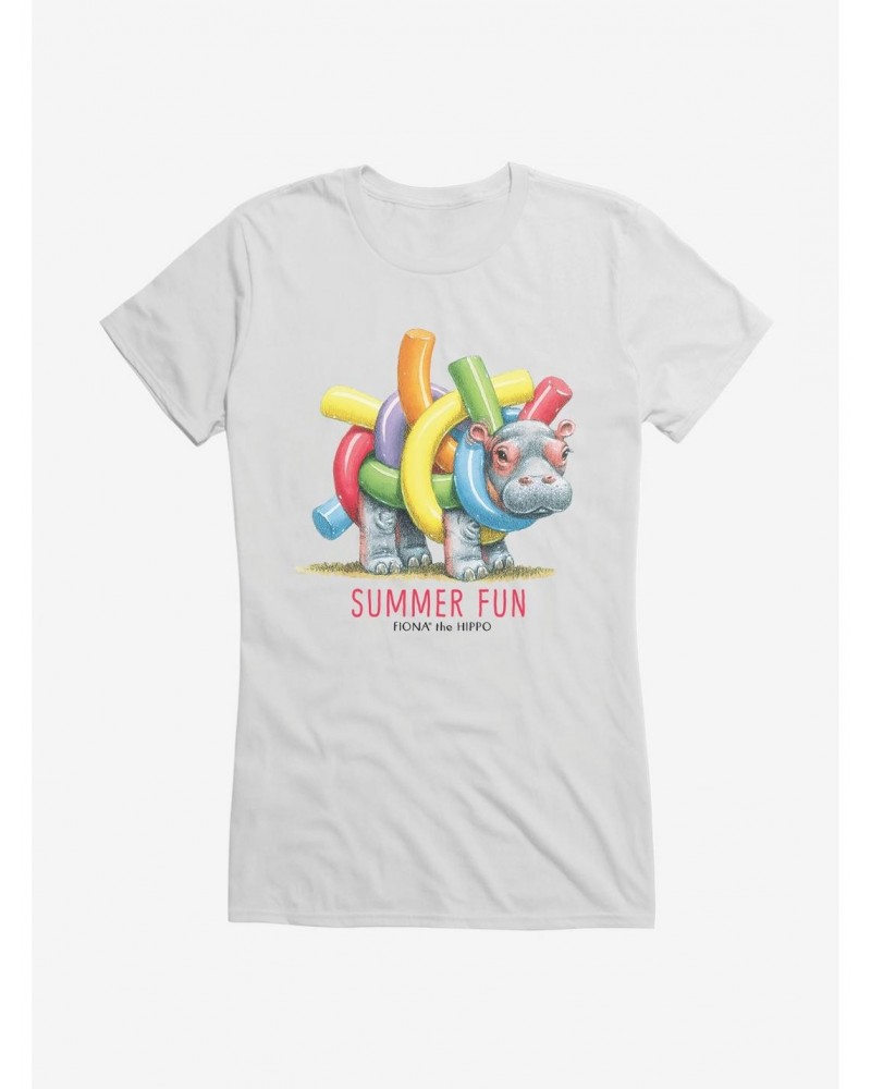 Fiona the Hippo Pool Noodle Girls T-Shirt $9.76 T-Shirts