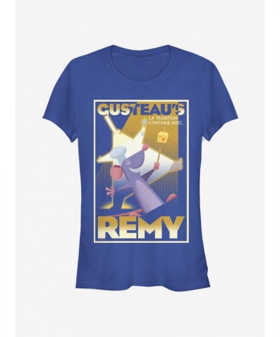 Disney Pixar Ratatouille Gusteaus La Remy Poster Girls T-Shirt $8.37 T-Shirts