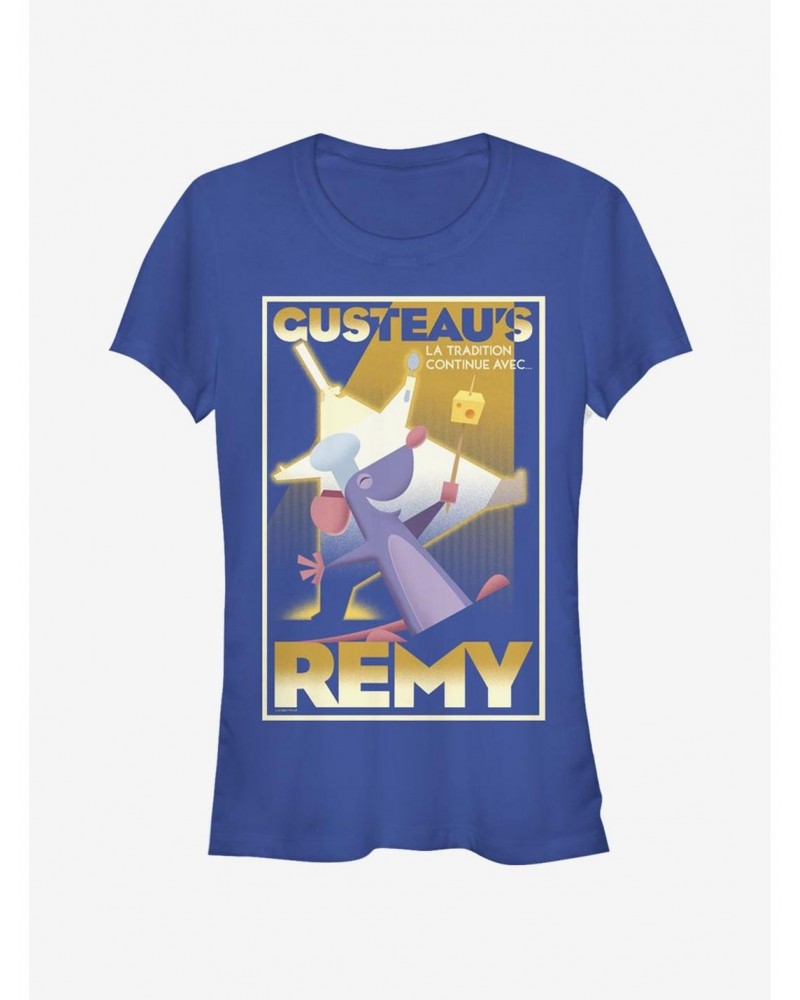 Disney Pixar Ratatouille Gusteaus La Remy Poster Girls T-Shirt $8.37 T-Shirts