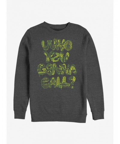 Ghostbusters Who You Gonna Call Doodle Sweatshirt $9.74 Sweatshirts