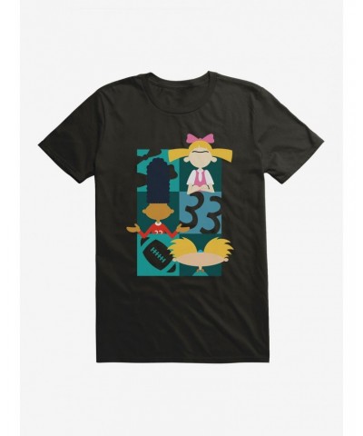 Hey Arnold! Icon Silhouettes T-Shirt $8.60 T-Shirts