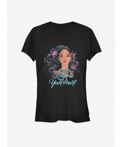 Disney Pocahontas Flower Pocahontas Girls T-Shirt $9.16 T-Shirts