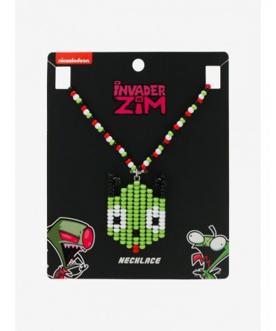 Invader Zim GIR Beaded Necklace $5.16 Necklaces