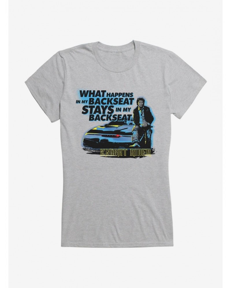 Knight Rider What Happens In The Backseat Girls T-Shirt $9.56 T-Shirts