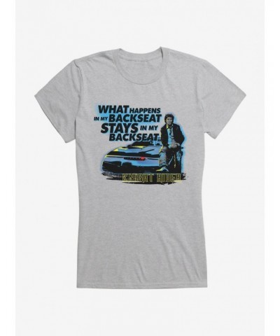 Knight Rider What Happens In The Backseat Girls T-Shirt $9.56 T-Shirts