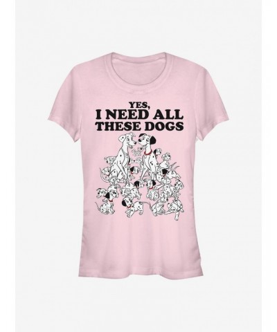 Disney 101 Dalmatians All These Dogs Girls T-Shirt $4.85 T-Shirts