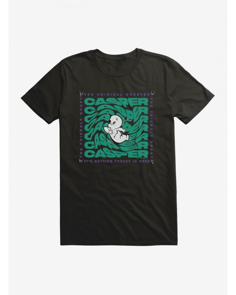 Casper The Friendly Ghost Virtual Raver Freaky Here T-Shirt $9.08 T-Shirts