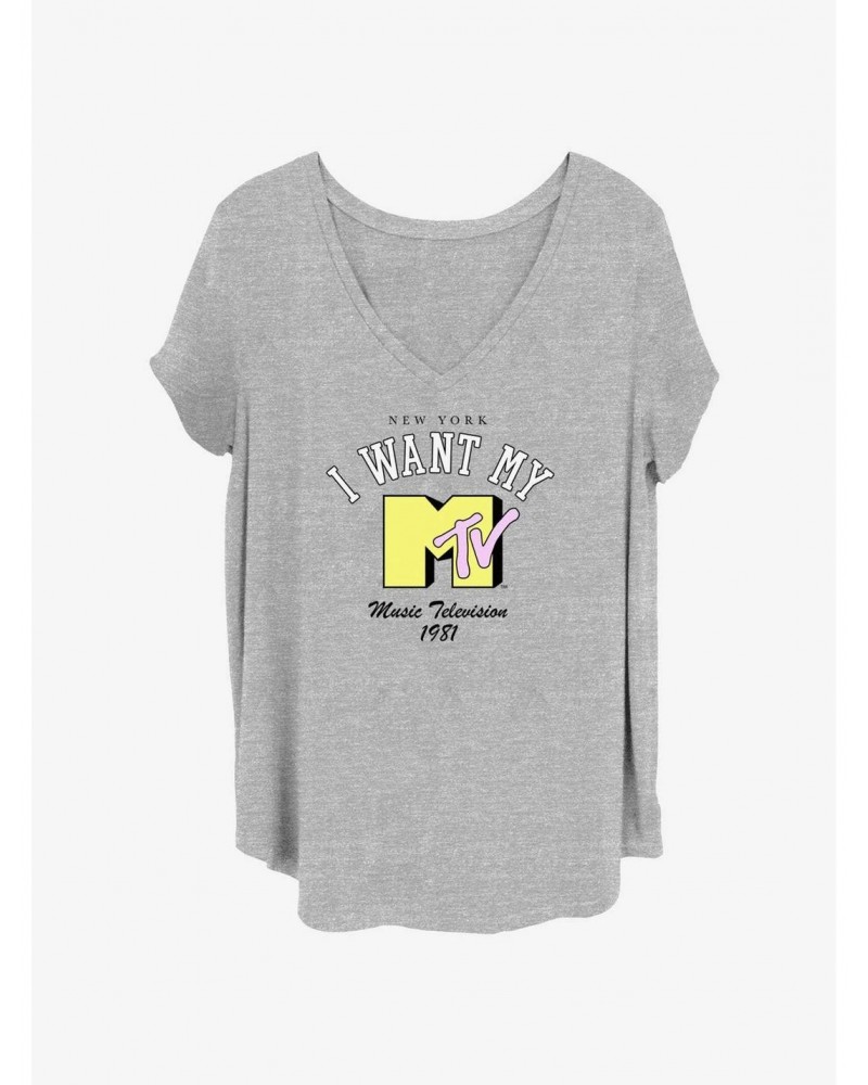 MTV I Want My MTV Girls T-Shirt Plus Size $8.32 T-Shirts