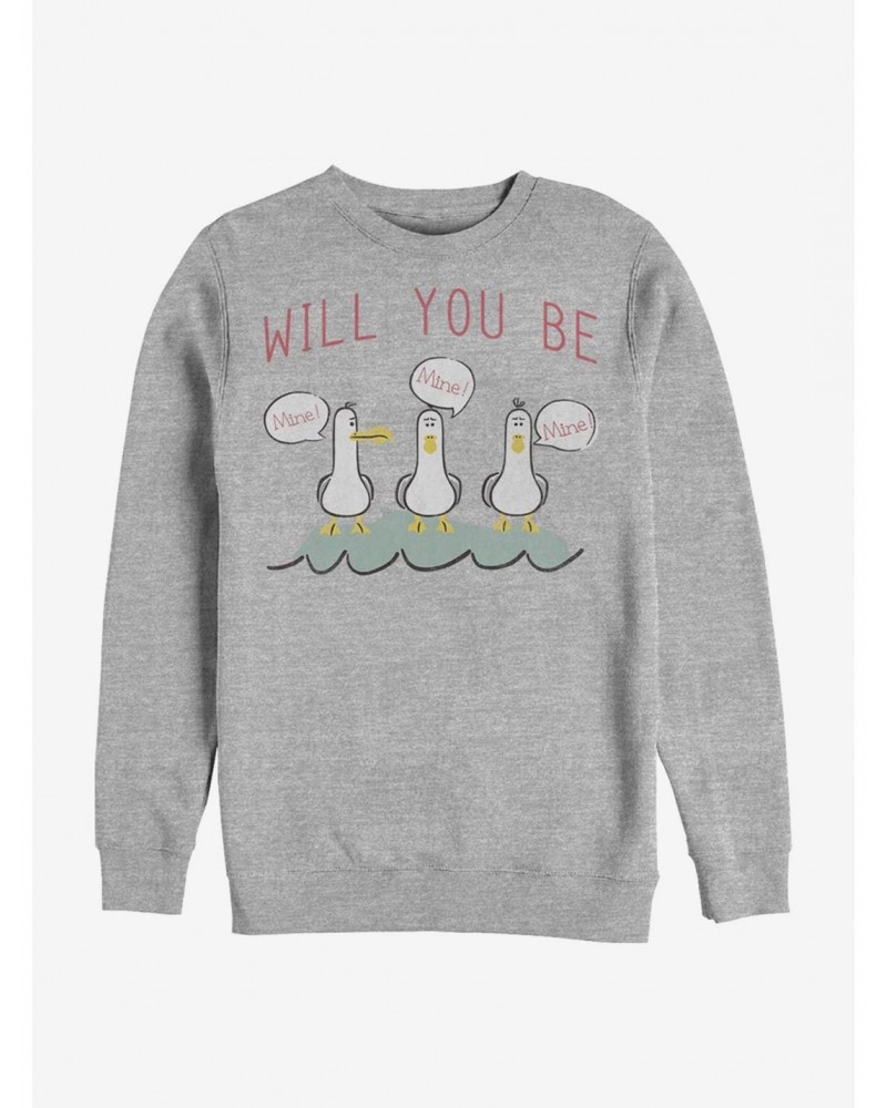 Disney Pixar Finding Nemo Will You Be Mine Crew Sweatshirt $11.51 Sweatshirts