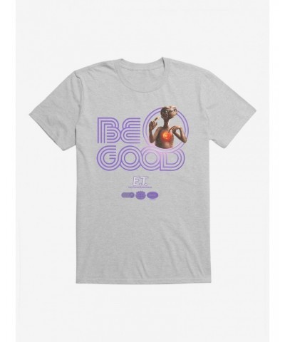 E.T. 40th Anniversary Be Good Striped Font Purple T-Shirt $7.17 T-Shirts